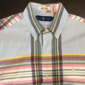 Ralph Lauren Indian Madras Men’s S long sleeve shirt